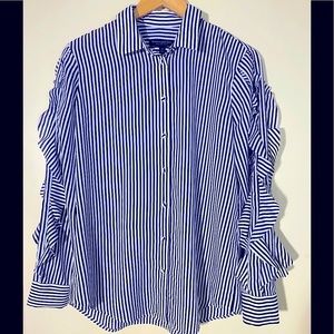 Banana Republic Ruffle Blouse EUC Sz M